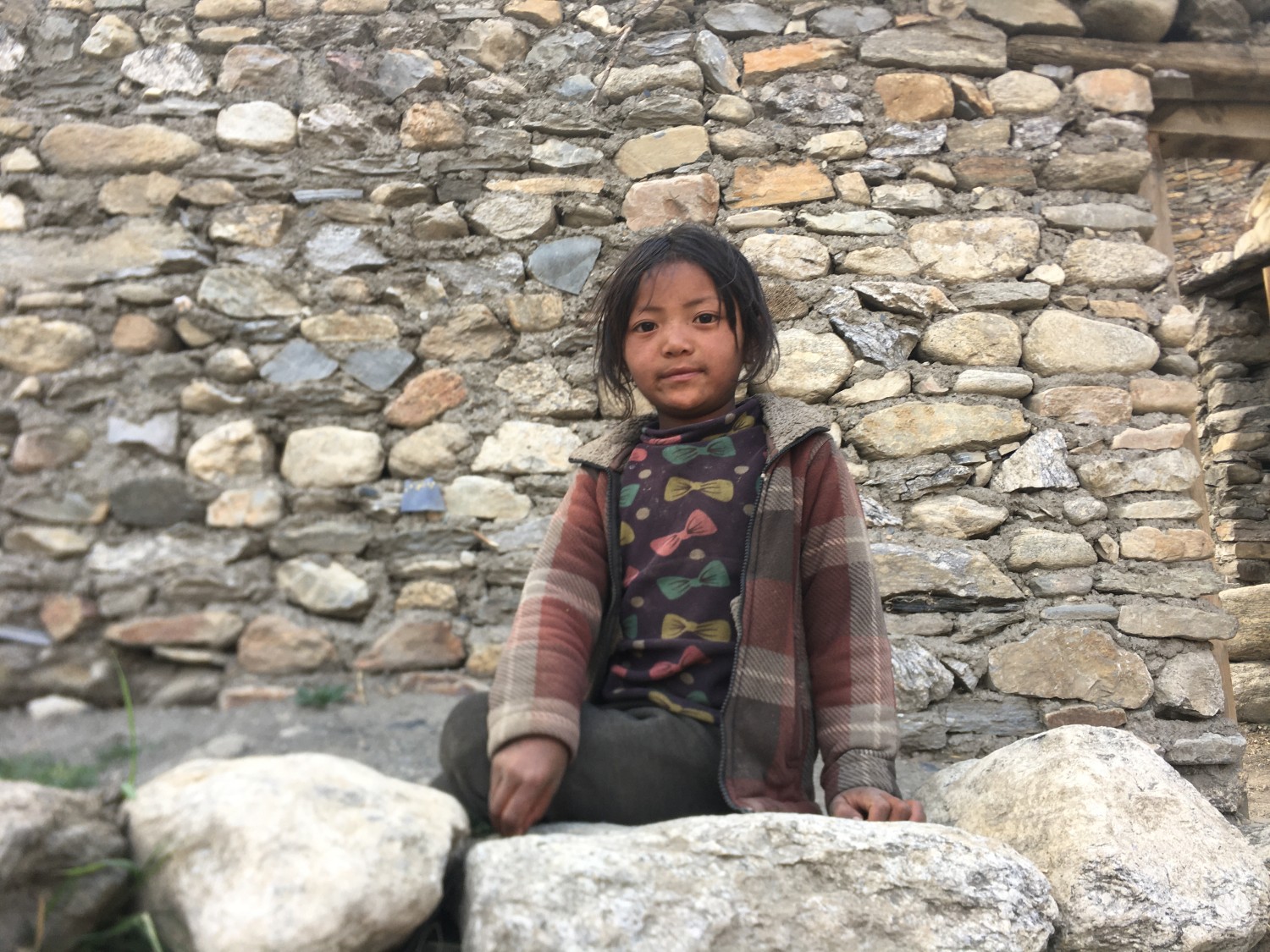 Village School Support During Trek in Nepal